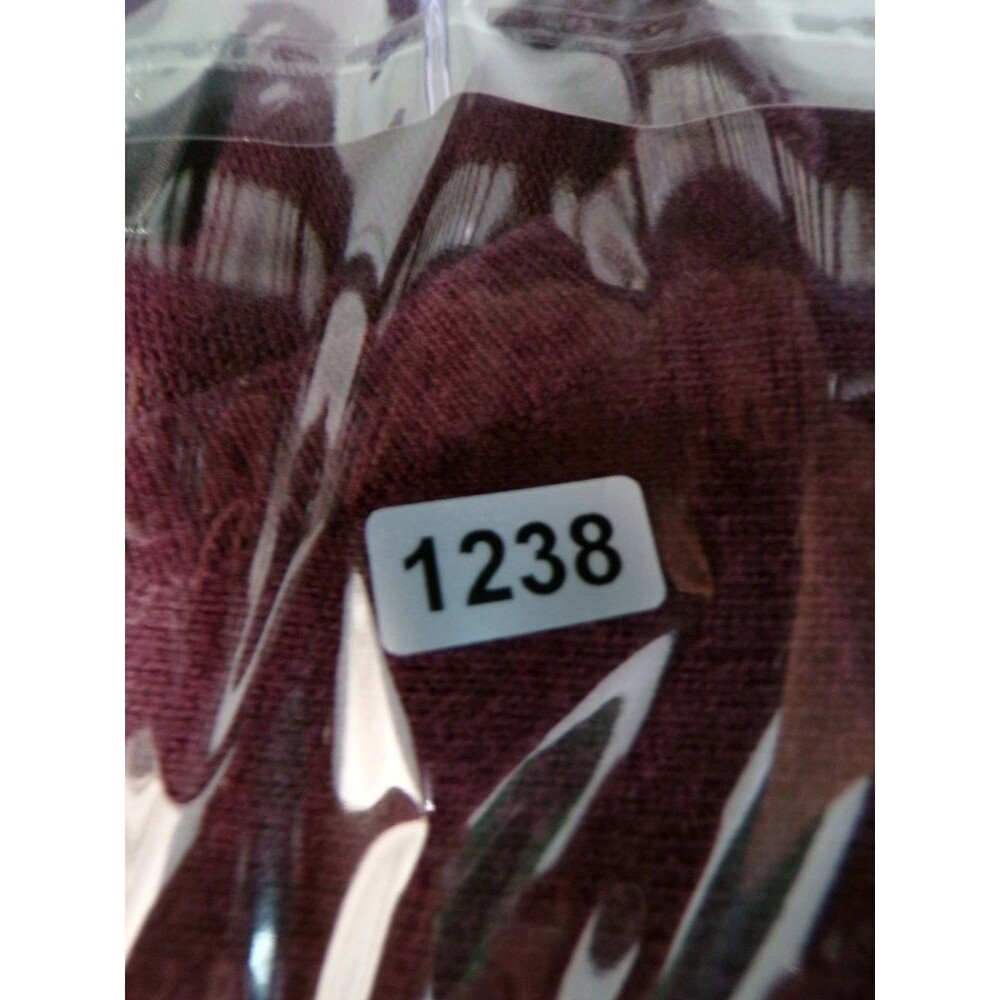 Geoffrey Beene Men's Pullover V-Neck Sweater XL Burgundy Cotton Blend - Picture 4 of 4